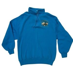 Vintage 1996 Colorado Rocky Mountain Blue Sweatshirt size L sweater